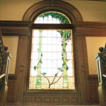 Dramatic Tiffany-Style Grape Arbor Window