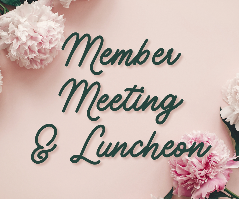 Dallas Woman's Forum Member Meeting & Luncheon