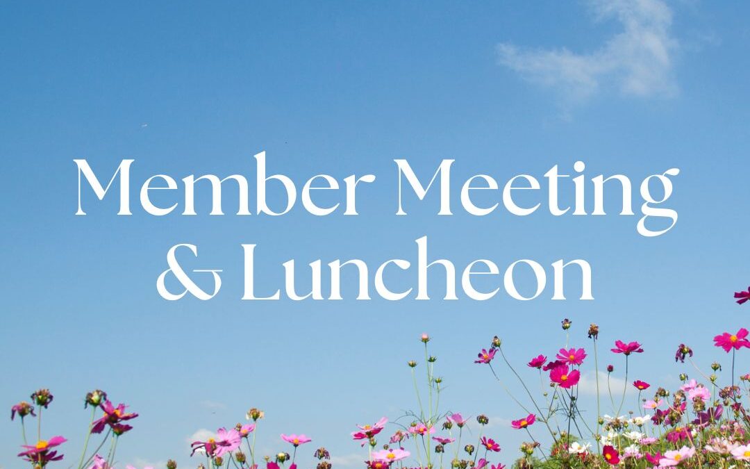 Members Meeting & Lunch flowers