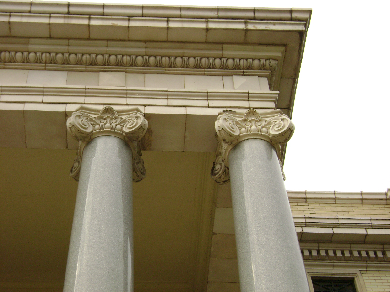 Alexander Mansion exterior Front Porch Columns Alexander Mansion exterior Front Porch Columns