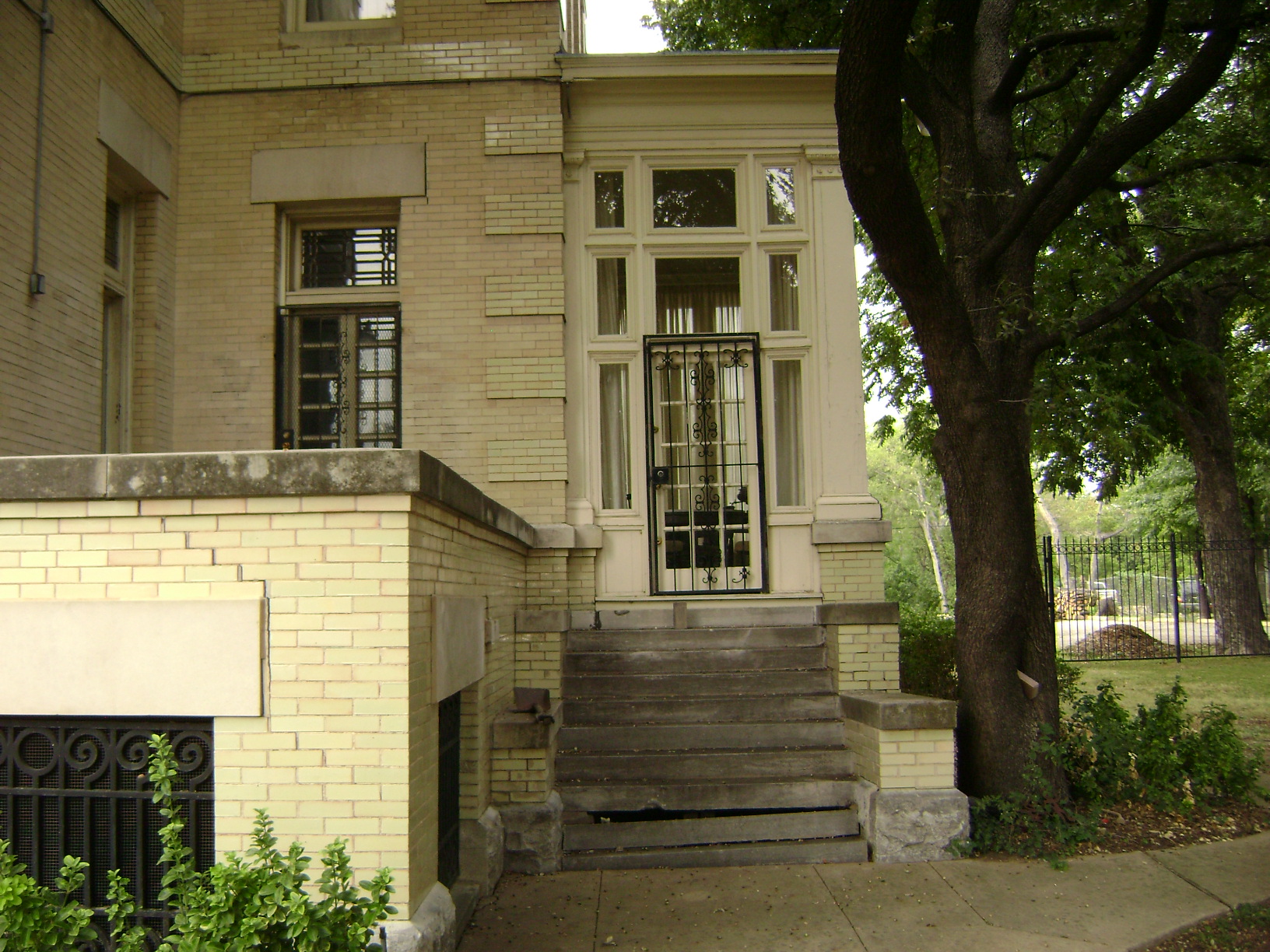 Alexander Mansion exterior east side porch and Solarium 2012 Alexander Mansion exterior east side porch and Solarium 2012