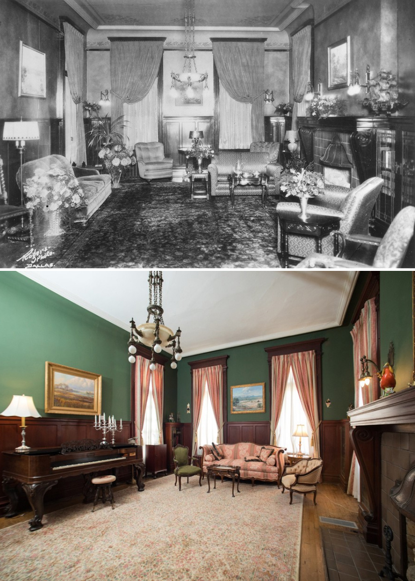 Alexander Mansion Library past and present Alexander Mansion Library past and present