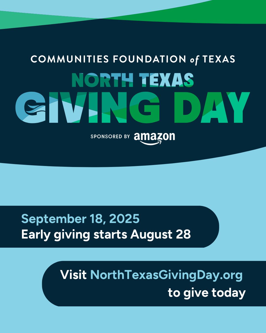 North Texas Giving Day 2025 banner vertical